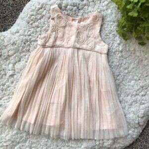 HEIRLOOMS: Floral & Soft Rosé Pink Tulle Dress